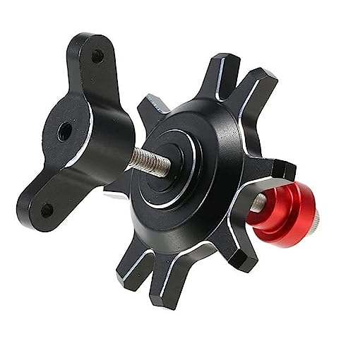 KingVal RC Tire Clamp Tyre Wheel Assembly and Disassembly Tool for 1/10 RC Car 1.9'' 2.2'' Beadlock Wheels Hub Tire (Black) - color: Black