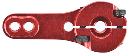 24T for Hitec Red Aluminum Dual Clamping Servo Horn -2 Pack #8011
