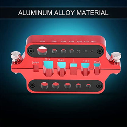 Aluminum Alloy Soldering Station Jig, Multifunction Soldering Aid for XT60 XT90 T Banana Connectors, with Thermal Insulating Layer and Adjustable Slots for RC Hobbyists