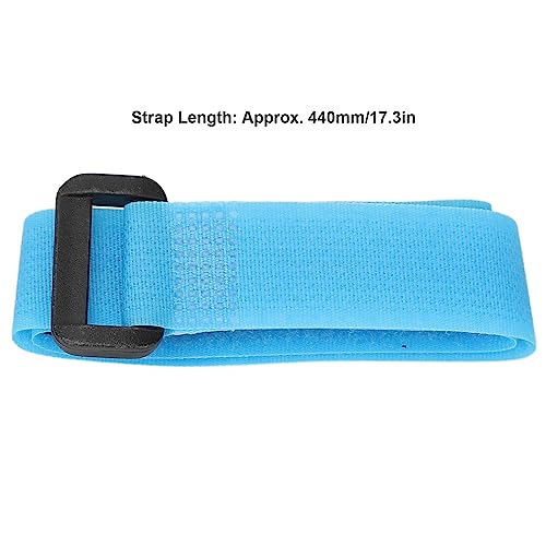 Tall Battery Holder Mount Hold Down for 1/10 Slash 2WD 5822 5822A Chassis, Aluminium Alloy RC Battery Mount Plate, Battery Holder Mount with Strap for 1/10 Slash (Blue) - color: Blue