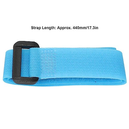 Tall Battery Holder Mount Hold Down for 1/10 Slash 2WD 5822 5822A Chassis, Aluminium Alloy RC Battery Mount Plate, Battery Holder Mount with Strap for 1/10 Slash (Blue) - color: Blue