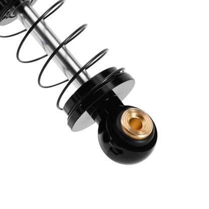 INJORA 39mm Aluminum Adjustable Threaded Oil Shock for SCX24 FCX24M, Black - color: Black