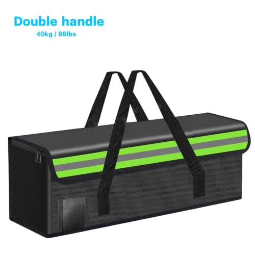 19.3"x5.9"x7.1" Lipo Safe Bag Fireproof Bag for Lipo Battery Pack Storage Charging Transport,Home Office Travel Fireproof Safe Storage for Cash Valuables Jewelry Passport Power bank Lipo Battery - size: 490*150*180mm