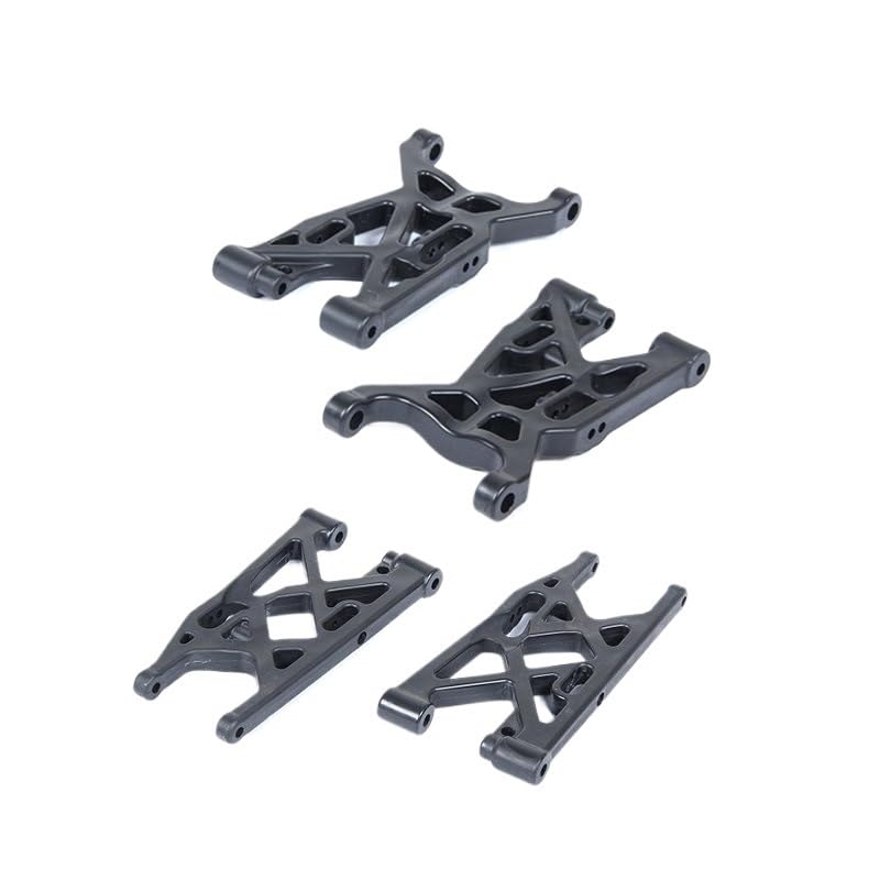 Upgrade Front or Rear Suspension Arm Kit for 1/5 Scale Rc Car Gas Losi 5ive T ROFUN ROVAN LT KMX2 QL-5T DDT Truck Parts(Front and Rear) - color: Front and Rear