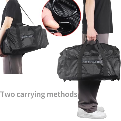 RC Car Duffel Bag,RC Waterproof Bag,RC Storage Bag for 1/10 RC Crawler Drift Cars Sports Car Axial SCX10 90046 D90 TF2 MST Tamiya CC01 HSP 94123 (58L) (B) - size: B