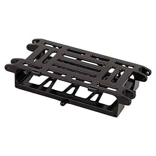 Battery Tray Bracket for Axial 1/24 AX24 XC-1 RC Car, Aluminum Alloy Battery Mounting Plate Battery Protection Board (Silver) - color: Silver