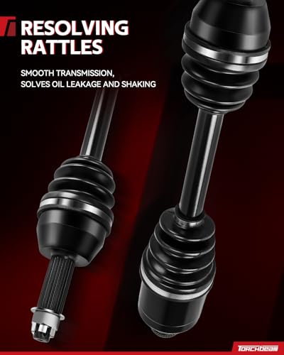 Torchbeam Front CV Axle Shaft Assembly for Jetta, Golf, Rabbit, Passat | Compatible with Volkswagen 2005 Jetta(6-speed), 2005-2014 Jetta 2.5L Automatic, 2014-2018 Jetta 1.4/1.8L Automatic - size: Jetta 2005-2018 Front