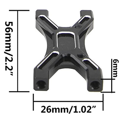 Aluminum Alloy Wing Mount Cross Brace Upargde Part Compatible with Arrma 1/7 Limitless on Road RC Car,Replace # ARA320524