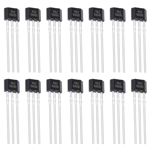 20Pcs 49E OH49E SS49E S49E TO-92S Hall Effect Sensor 3Pins Magnetic Detector - style: 49E