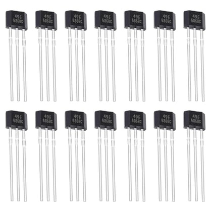 20Pcs 49E OH49E SS49E S49E TO-92S Hall Effect Sensor 3Pins Magnetic Detector - style: 49E