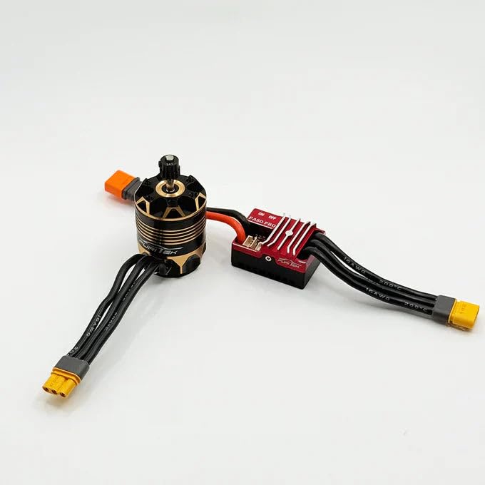 Furitek Vortex-X Brushless Sensored Power System with 3.17mm Shaft Motor for Losi 1/18 Mini LMT - Remote Control Car, RC Car, RC Crawler 1/18 Scale Electronics (FUR-2677)