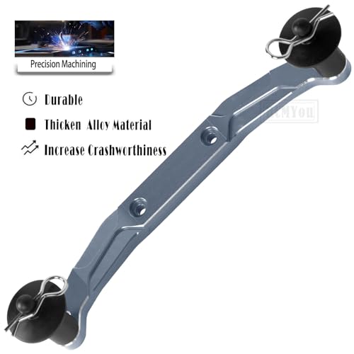 Alloy Body Mount Upgrades Part for 1/10 Slash 4x4/Slash 4x4 VXL,Body Mount Hops Up,Titanium - color: Titanium - Upgrades