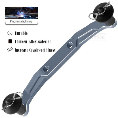 Alloy Body Mount Upgrades Part for 1/10 Slash 4x4/Slash 4x4 VXL,Body Mount Hops Up,Titanium - color: Titanium - Upgrades
