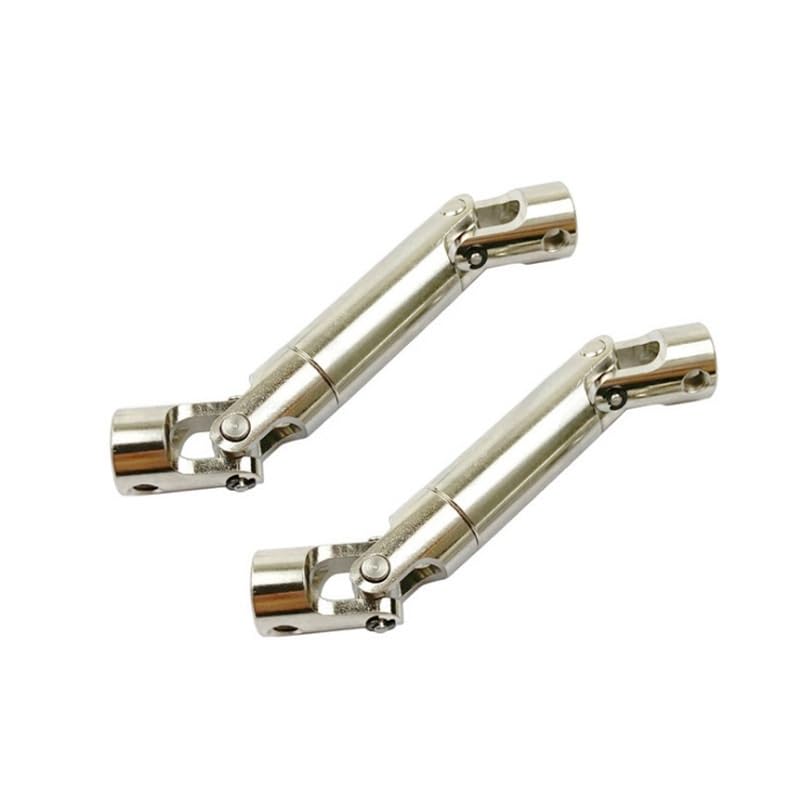 Metal Drive Shaft Set Compatible with MN Model MN86 1/12 RC Crawler, Transmission Shaft Upgrade Replacement (1 Set)