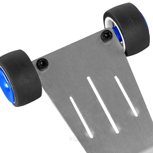 RC Upgrade Parts Steel Wheelie Bar for 1/16 Mini Maxx 4WD RTR Brushless Monster Truck (#107154-1),Tail Wheel Head up Wheel Hop Ups,Navy Blue(1 PCS - color: Navy Blue-(1 Pcs）