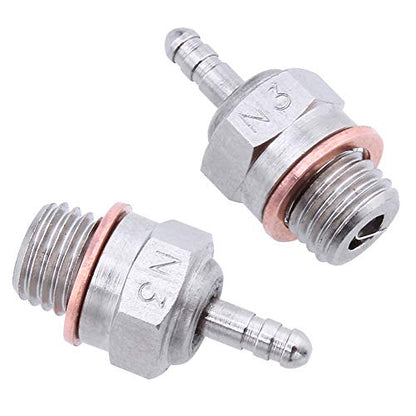 HobbyPark RC Glow Plug Igniter & Glow Plugs No.3 N3 (5-Pack)