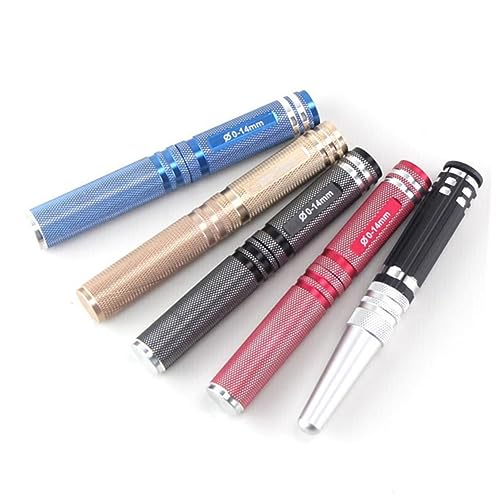 Hole Opener Reamer for Rc Car Model Car Reamer Tool 0-14mm Drill Steel Material Lightweight for DIY Projects Random
