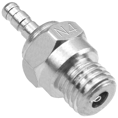 ShareGoo RC Glow Plug #4 N4 Medium Hot Spark Nitro Engine Parts 70117 Compatible with Traxxas Kyosho Redcat HPI HSP 1/8 1/10 RC Car Truck Buggy (3Pack)