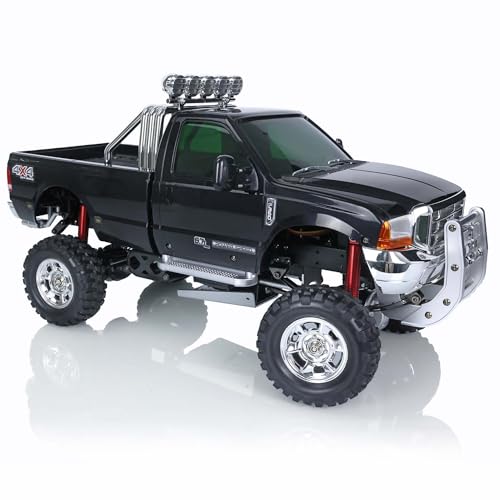 TOUCAN RC HOBBY US in Stock Hengguan 1/10 RC Hg Pickup Truck P410 4Wd Rally Racing Crawler Car 2.4G Radio Motor ES - color: Black