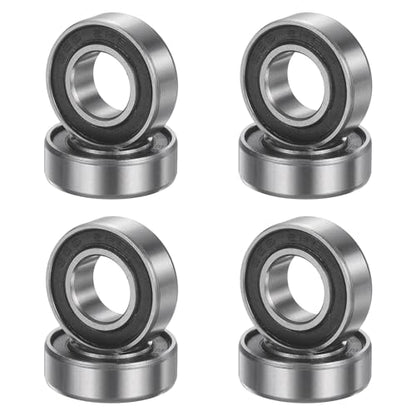 uxcell 8Pcs 688 2RS 8mmx16mmx5mm Deep Groove Ball Bearings, Double Rubber Shielded Bearing Steel ABEC5 High Performance for Industrial Machinery Precision Transmission, Black - size: 688 2RS 8mmx16mmx5mm