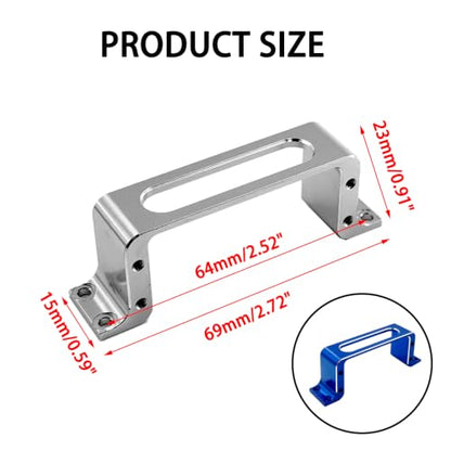 1PC RC Airplane Aluminum Alloy Servo Mounting Bracket Fixed Frame for RC Plane Helicopter Boat DIY Model Toy Fixed Wing Parts (Blue) - color: Blue