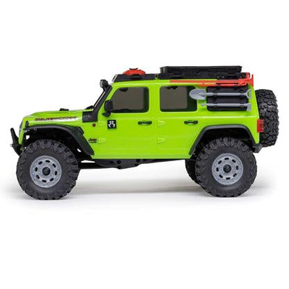 Axial SCX30 1/30 Jeep Wrangler JLU 4X4 RC Truck, RTR, Green | Brushed RC Rock Crawler, Battery & Charger Included, AXI-2261T1 - color: Green