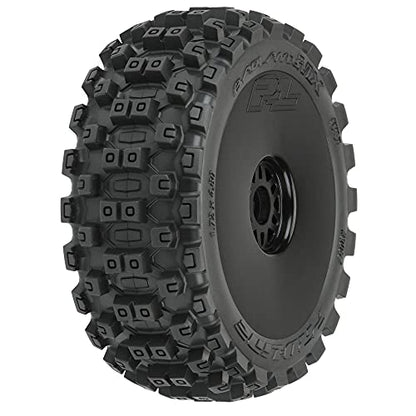Pro-line Racing Badlands MX M2 18 Buggy MTD Black Wheels F/R PRO906741 RC Tire