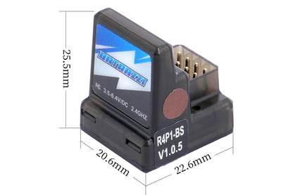 Ctrl Frk 3200KV Brushless Outrunner Motor, Receiver and ESC Set for 1/18 1/24 FCX18 FCX24 for FMS RC Crawler Upgrade Parts - color: Brushless Set