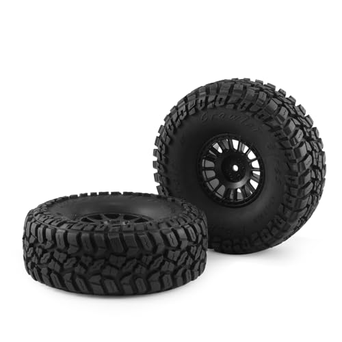 4PCS Soft Rubber Tires for RC 1:10 On Road Car 1.9" Crawler Tires with Foam for Axial SCX10 90047 SCX10 III AXI03007 Redcat Gen8 TRX-4 Tyre