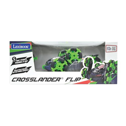 LEXiBOOK, Crosslander Flip RC Car, RC45 | 360° stunts, Smoke jet, 6 wheels, Rechargeable - style: Crosslander Flip