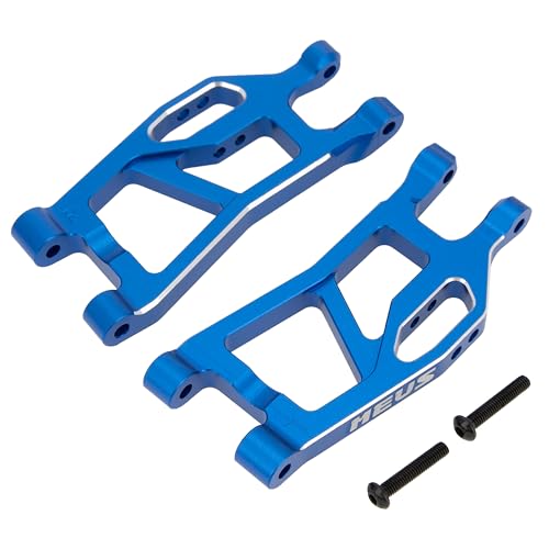 MEUS RACING Aluminum Suspension Arms Kit for Traxxas 1/16 Mini Maxx Upgrade Parts #10731 (Blue) - color: Blue