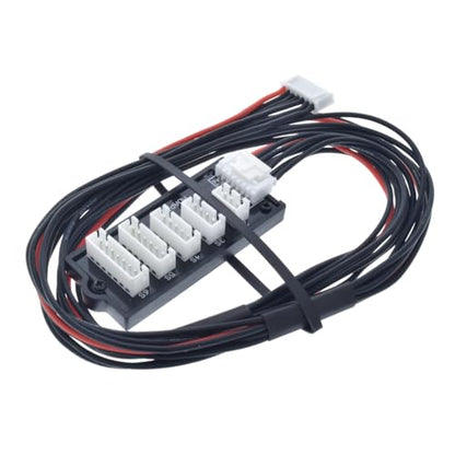 JST-XH 2S - 6S Balance Board with 60cm Extended Length JST-XH Adapter Cable - 60cm 20awg (100 Strand) Wire - Flexible Silicone Insulation - 2.54mm / 0.1" Pin Spacing