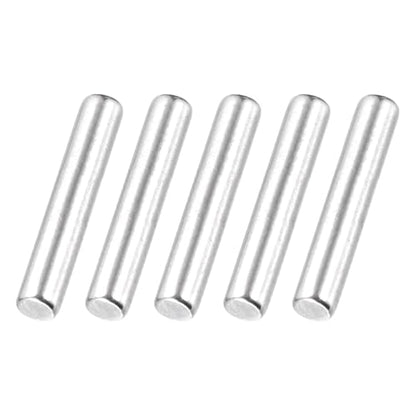 MECCANIXITY 60 Pack Dowel Pin Wheel, 2x5mm Steel Hex Wheel Hub Nut Pin Replacement for DIY RC Car Truck Boat Helicopter Model Part, Silver - size: 2x5mm