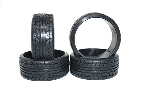 NHXT1203 1/10 Hard Plastic On Road Drift Tires (4pc)