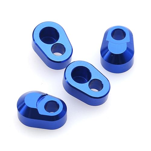 Aluminum Hinge Pin Retainer Toy Accessories Compatible with Traxxas X-Maxx 6S 8S XRT RC Model Car (Blue) - color: Blue
