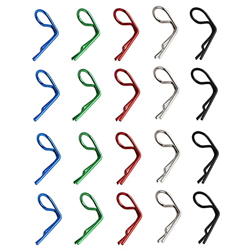 50 Pieces 90-Degree Angle Body Clips Bent Springy Pins & RC Car Clip Pin Steel Wires for 1/8 1/10 1/12 Scale RC Model Cars Universal Vehicle Clips Truck Crawler Trucks - color: 1.2mm