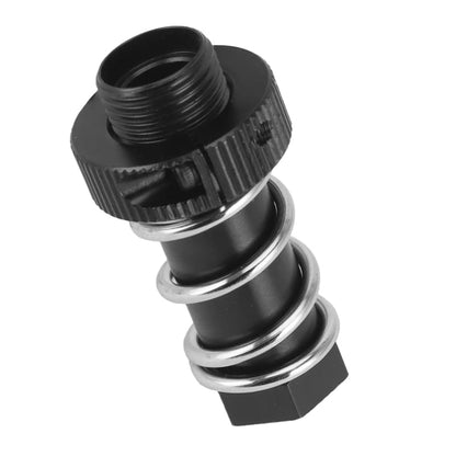 Aluminum Servo Saver Tube with Clamping Nut for Arrma 1/8 Kraton 6s Senton Talion Typhon 1/7 Infraction Mojave Upgrade Parts(Black) - color: Black