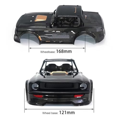 RC Crawlers Components For SG-1604 1/16 Body Shell Cover RC Car Spare Parts Decoration Replacement Modification Accessories