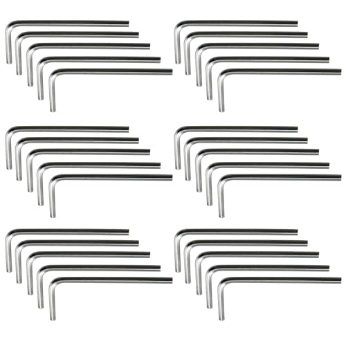 100Pcs 2mm Allen Wrench L-Shaped Hex Key Wrench Set, Metric Hexagon Head Replacement Tool for Furniture and Bike Repair - size: 2mm
