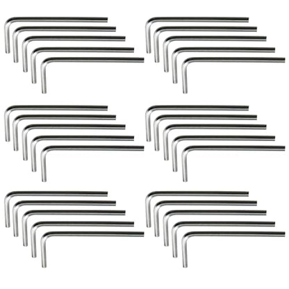 100Pcs 2mm Allen Wrench L-Shaped Hex Key Wrench Set, Metric Hexagon Head Replacement Tool for Furniture and Bike Repair - size: 2mm