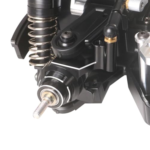 KYX Racing Aluminum Front Rear Steering Knuckles Caster Blocks Upgrades Parts Accessories for 1/10 RC Car Tamiya MB01