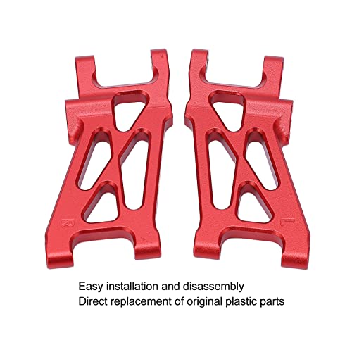 Oumefar Rear Suspension Arms RC Accessories, Aluminum Alloy Rear Swing Arms RC Rear Lower Swing Arm RC Car Upgrade Parts for LOSI 1/10 22S 2WD(Red)