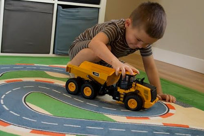 Mighty 9-Channel RC Dump Truck Toy | 1:18 Scale All-Terrain 6-Wheel Construction Vehicle with Lights & Sounds, 6 Wheels & 100-Min Battery, Remote Control Truck for Kids & Adults, Great STEM Gift 2026 - style: Mighty Dump Truck[2026 Version]