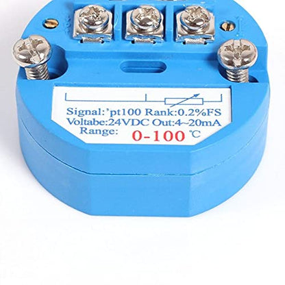 0-100 Celsius 4-20MA RTD PT100 SBW Temperature Meter Transmitter Module Isolated Sensor 0-100 Degree