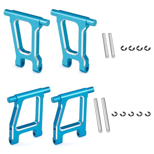 8Pcs MORFUM Aluminum Alloy Front Rear Suspension Swing Arm Set Replacement Upgrade Parts Compatible with Tamiya TT01 TT01D TT01E 1/10 RC On Road Touring Drift Car | Spare Parts RC Vehicle Suspension A-Arms Compatible with Tamiya TT01 TT01D TT01E 1/10 RC O