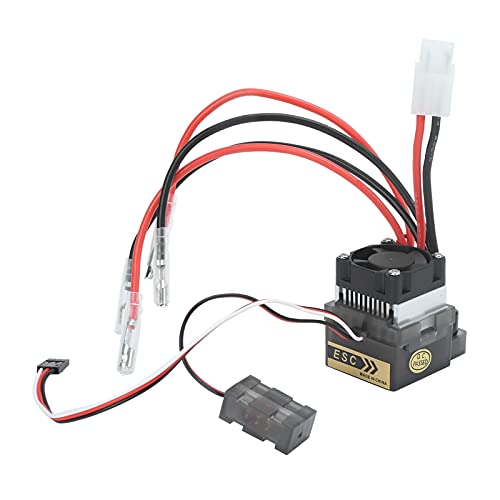 RC Brushed ESC 360A Brushless Motor ESC with Heat Sink and Cooling Fan Hand & Wrist Braces for 1/10 RC Crawler Car Arm Hand & Finger Supports