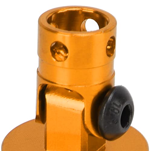 Keenso Light Aluminum Alloy RC Magnetic Body Post Set, Improve The Appearance of Your RC Car, 4 Pieces of RC Body for 1/8 1/10 Fans of Remote Control Vehicles (#1) (#2) (#3) - color: Orange