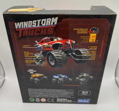 Mini RC Truck Off-Road 1:64 Scale Upgraded 2.4G 5-Channel 7CM RC Radio Wireless Remote Control Car Coke Can Micro Racing Pocket Portable for Multi-Users (Red-Truck) - color: Red-truck
