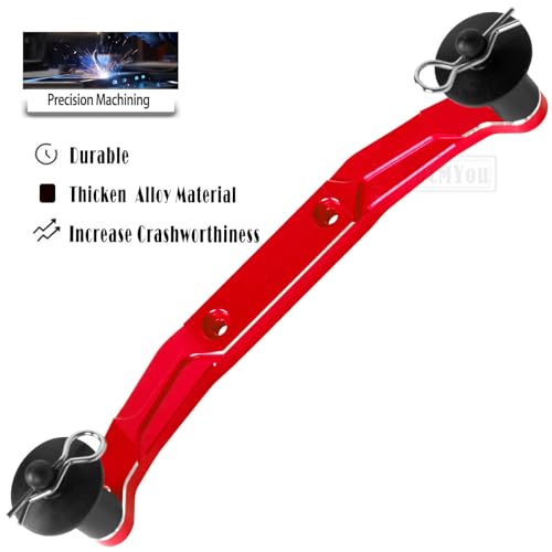 Alloy Body Mount Upgrades Part for 1/10 Slash 4x4/Slash 4x4 VXL,Body Mount Hops Up,Red - color: Red - Upgrades
