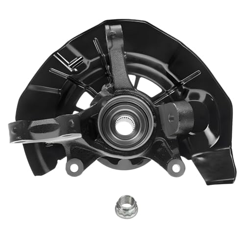 Detroit Axle - FWD Steering Knuckles Kit for 04-06 Lexus RX330, 07-09 | RX350, 06-08 RX400h, 06-07 Toyota Highlander, 2 Front Steering Knuckles & Wheel Bearing Hubs 2 Rear Wheel Bearing Hubs - size: 4UW48628/Kit